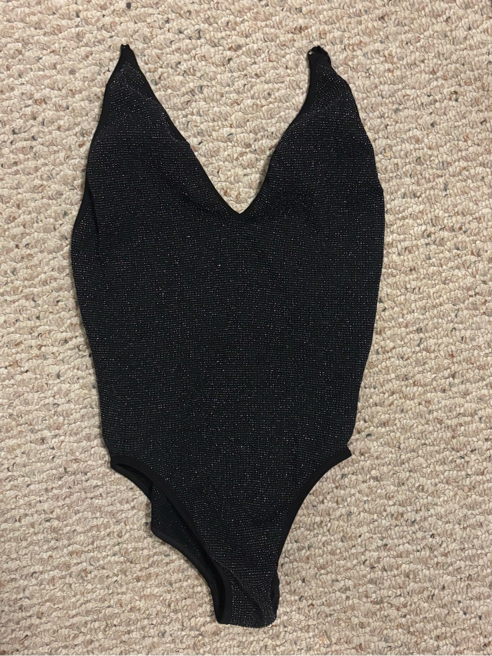 UO Black Sparkle Bodysuit